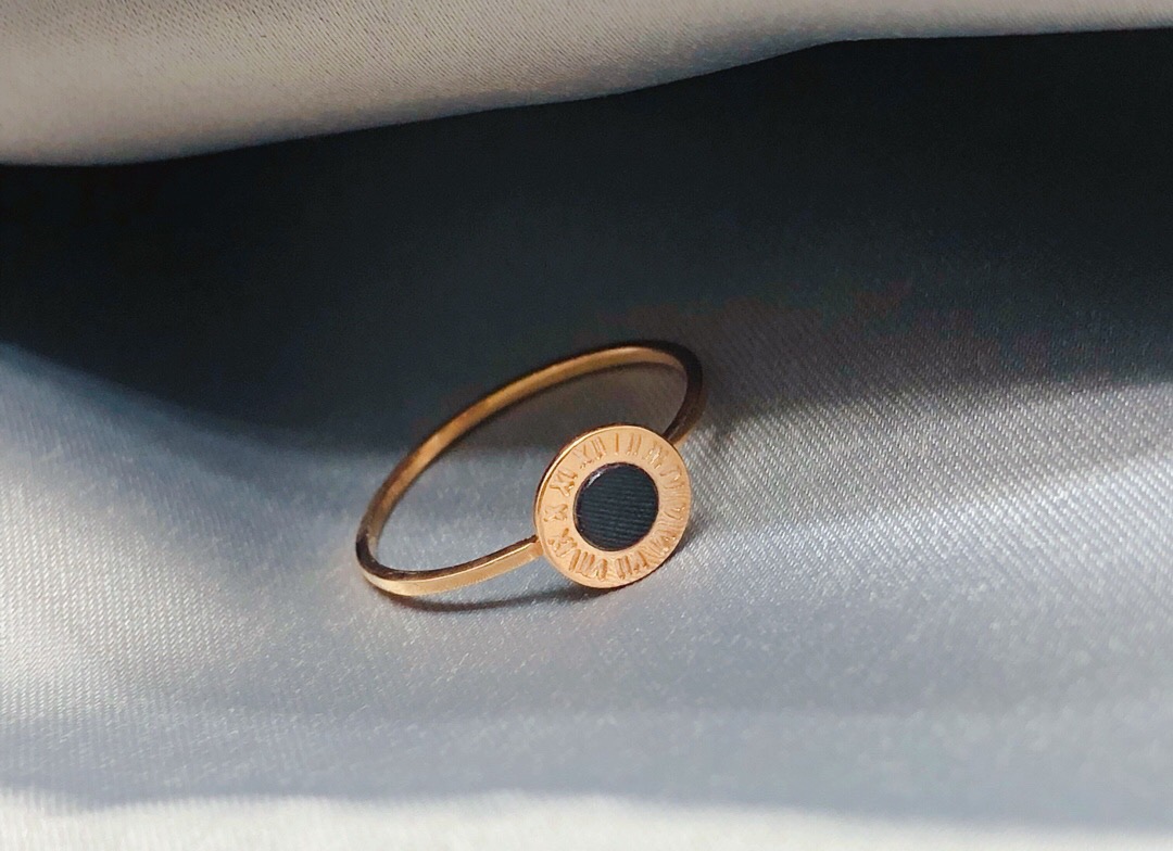 18k精致罗马数字时尚潮流款戒指 - 营销推广